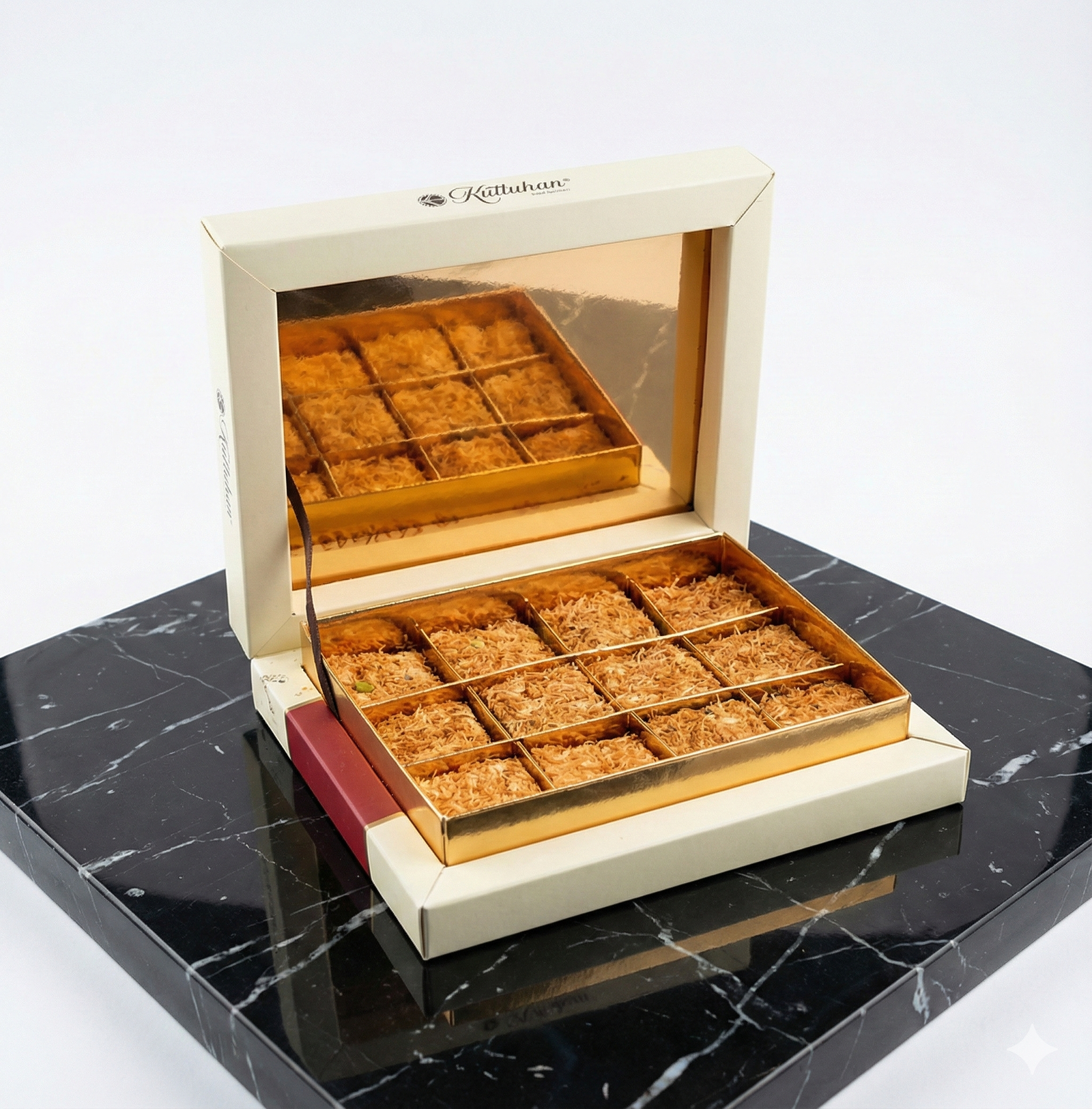 Gemini_Generated_Image_9blq979blq979blq Kadayıflı Fıstıklı Çikolatalı Baklava Lokum 350g - Görsel 1