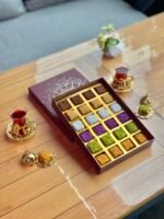 Kadayıflı Fıstıklı ve Çikolatalı Baklava Lokum - Görsel 3