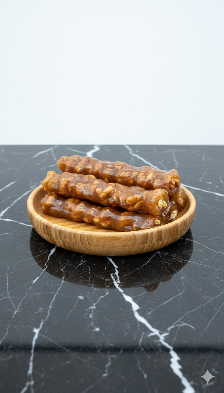 Gemini_Generated_Image_l1r9cdl1r9cdl1r9 Üzüm Pekmezli Sarı Cevizli Sucuk Yeni Mahsul - Görsel 1